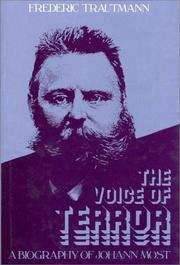 Front cover of The voice of terror by Frederic Trautmann