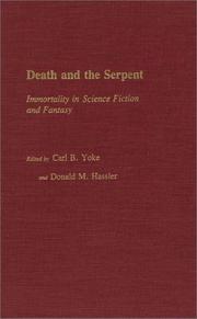 Front cover of Death and the serpent by Carl B. Yoke