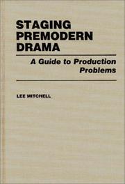 Cover of Staging premodern drama by Lee Mitchell