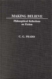 Cover of Making believe by C. G. Prado