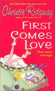 Cover of First comes love by Christie Ridgway