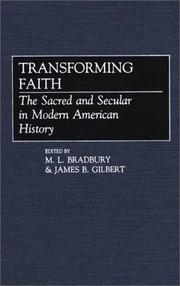Front cover of Transforming faith by James Burkhart Gilbert