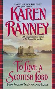 Front cover of To Love a Scottish Lord by Karen Ranney