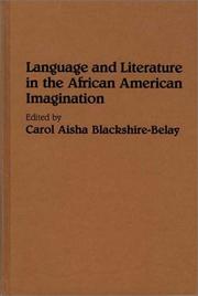 Front cover of Language and Literature in the African American Imagination by Carol Aisha Blackshire-Belay