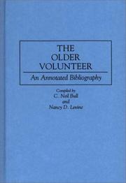 Front cover of The older volunteer by C. Neil Bull