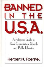 Front cover of Banned in the U.S.A by Herbert N. Foerstel