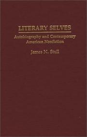 Cover of Literary selves by James N. Stull