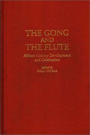 Front cover of The Gong and the Flute by Kalu Ogbaa