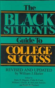 Front cover of The Black student's guide to college success by Keith W. Prichard