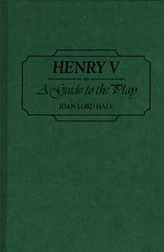 Cover of Henry V by Joan Lord Hall