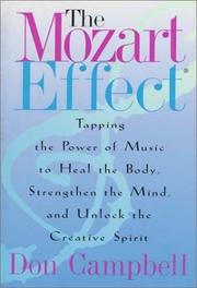 Cover of The Mozart effect by Campbell, Don G.