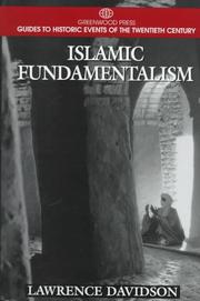 Cover of Islamic fundamentalism by Lawrence Davidson