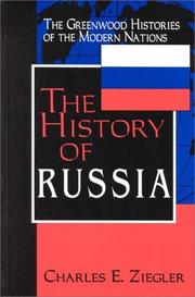 Front cover of The history of Russia by Charles E. Ziegler