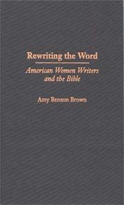 Cover of Rewriting the word by Amy Benson Brown
