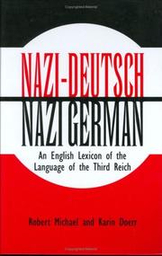 Front cover of Nazi-Deutsch/Nazi-German by Robert Michael