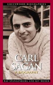 Cover of Carl Sagan by Spangenburg, Ray