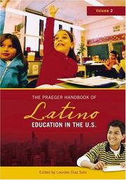 Front cover of The Praeger Handbook of Latino Education in the U.S. [Two Volumes] by Lourdes Diaz Soto