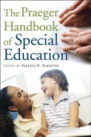 Front cover of The Praeger Handbook of Special Education by Alberto M. Bursztyn
