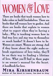 Front cover of Women & Love by Mira Kirshenbaum