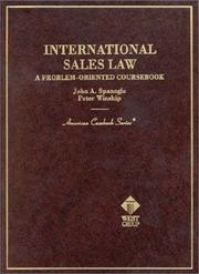 Cover of International Sales Law by John A. Spanogle