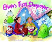 Cover of Olive's First Sleepover (Olive's...) by Roberta Baker