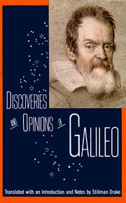 Front cover of Discoveries and opinions of Galileo by Galileo Galilei