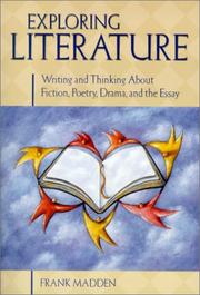 Cover of Exploring literature by Frank Madden