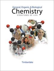 Front cover of General, Organic, and Biological Chemistry by Karen Timberlake