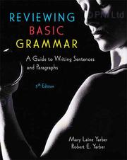 Cover of Reviewing basic grammar by Mary Laine Yarber