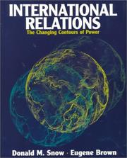 Cover of International relations by Donald M. Snow