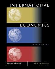 Cover of International economics by Steven L. Husted