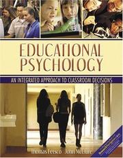 Cover of Educational psychology by Thomas Fetsco