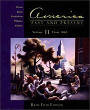 Cover of America Past and Present, Vol. 2 by Richard Hal Williams