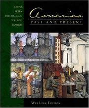 Front cover of America past and present by Robert A. Divine