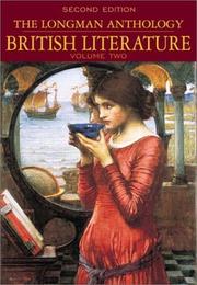 Front cover of The Longman anthology of British literature by David Damrosch