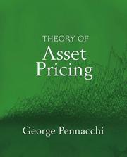 Front cover of Theory of Asset Pricing (The Addison-Wesley Series in Finance) by George Pennacchi