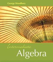 Cover of Intermediate Algebra (MathXL Tutorials on CD Series) by George Woodbury