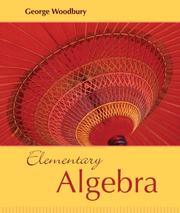 Cover of Elementary Algebra (MathXL Tutorials on CD Series) by George Woodbury