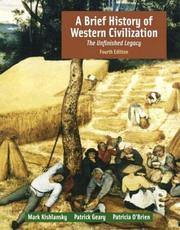 Front cover of A brief history of western civilization by Mark A. Kishlansky