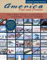 Cover of America Past and Present, Single Volume Edition, Primary Source Edition by Richard Hal Williams