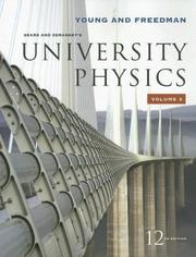 Front cover of Sears and Zemansky's university physics by Hugh D. Young