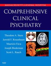 Front cover of Massachusetts General Hospital comprehensive clinical psychiatry by Theodore A. Stern