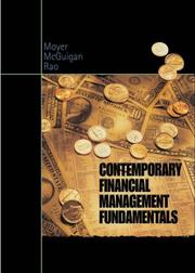 Cover of Contemporary financial management fundamentals by R. Charles Moyer