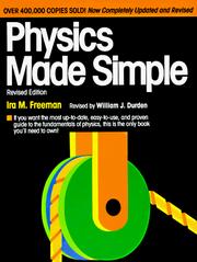 Cover of Physics made simple by Ira Maximilian Freeman