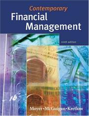 Cover of Contemporary Financial Management by R. Charles Moyer