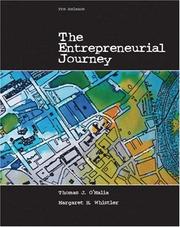 Front cover of The entrepreneurial journey by Thomas J. O'Malia