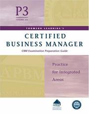 Cover of Certified Business Manager Exam Preparation Guide, Part 3, Vol. 6 by Thomson South-Western