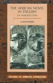 Front cover of The African novel in English by M. Keith Booker