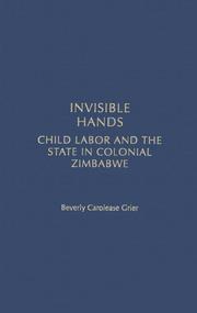 Front cover of Invisible Hands by Beverly Carolease Grier