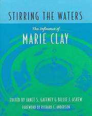 Cover of Stirring the waters by Janet S. Gaffney